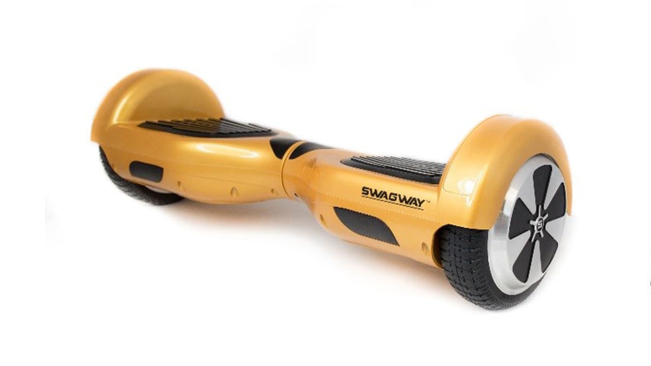 Self-balancing Scooters/Hoverboards by Swagway.
<br>Las baterías pueden sobrecalentarse, lo que representa un riesgo de que los productos se incendien o exploten.
<br>Fechas de venta: septiembre de 2015 a marzo de 2016.
<br>Contacto: Swagway al 844-299-0625 o
<a href="https://swagtron.com/" target="_blank">en línea</a>.