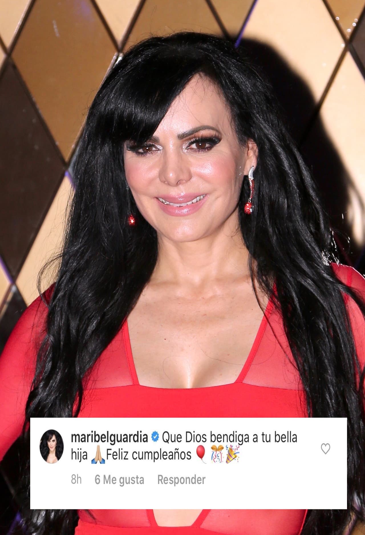 <b><a href="https://www.univision.com/temas/maribel-guardia">Maribel Guardia</a></b> mandó sus mejores deseos: “Que Dios bendiga a tu bella hija. Feliz cumpleaños”.
<br>