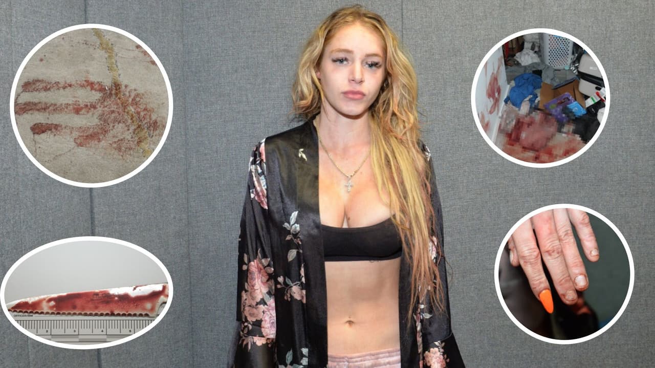 Sangre y cuchillos, revelan las fotos de la escena del crimen que involucra a modelo de OnlyFans