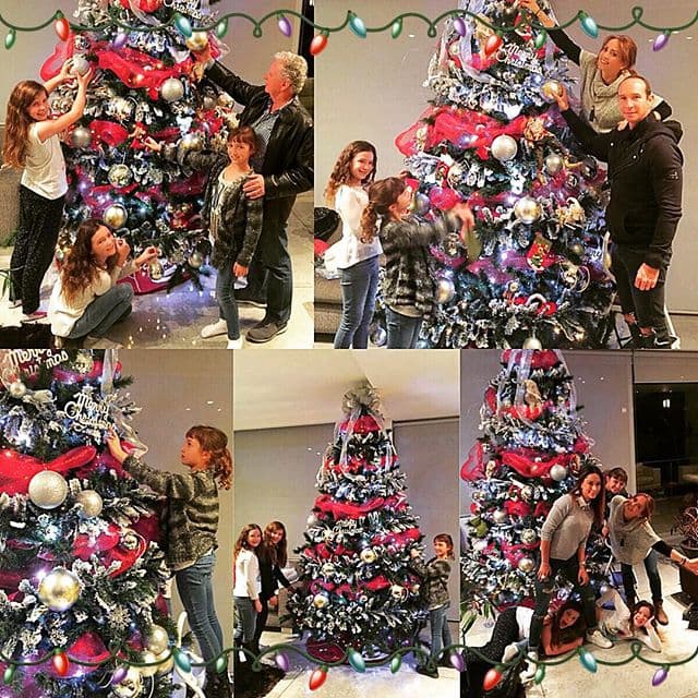 Sus hijas, su esposo, Erick Rubín, los abuelos y los sobrinos participaron en esta bonita tradición.