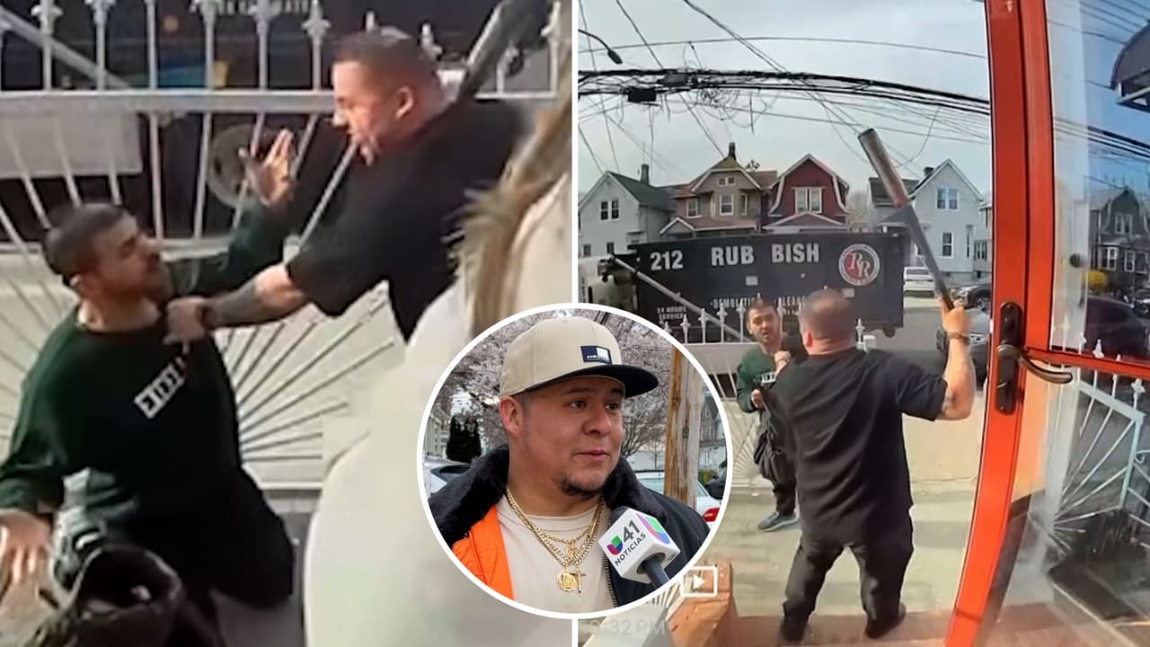 Hispano pone 'trampa' en su casa a ladrón de paquetes y lo increpa con bate en Queens