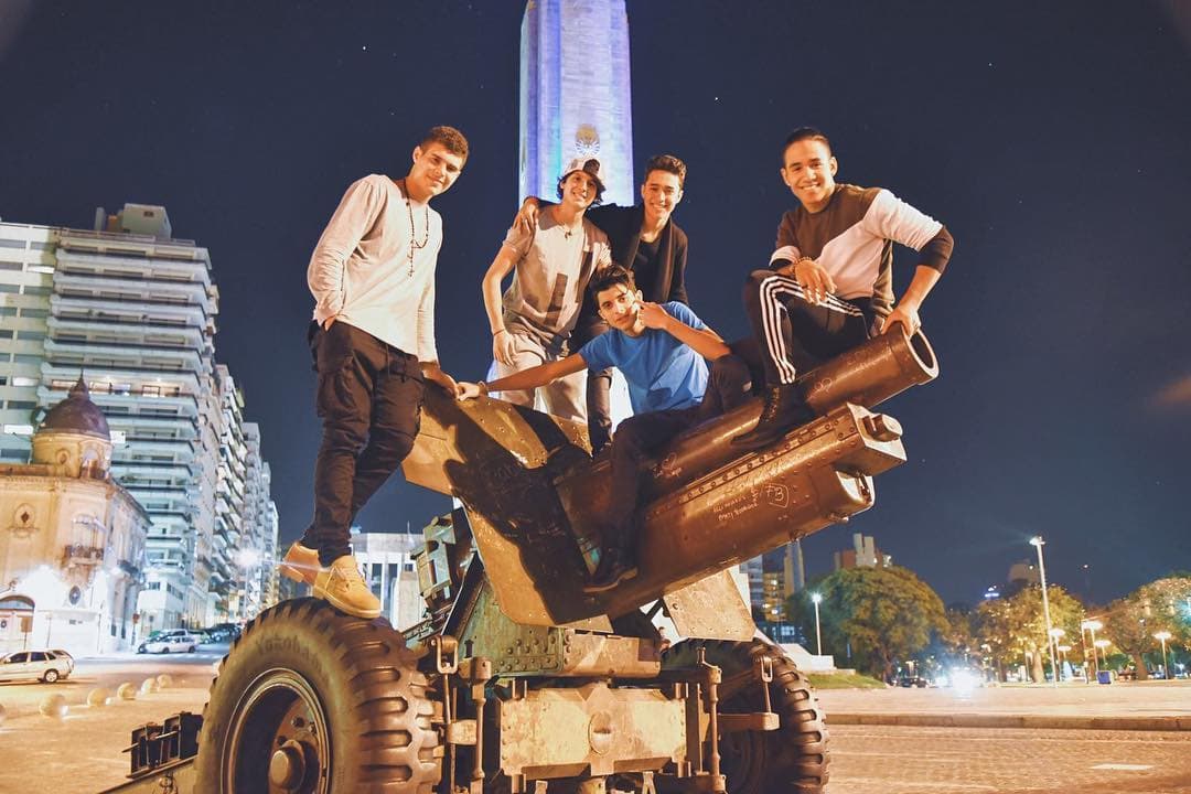 Aquí en la bella ciudad de Rosario en Argentina.