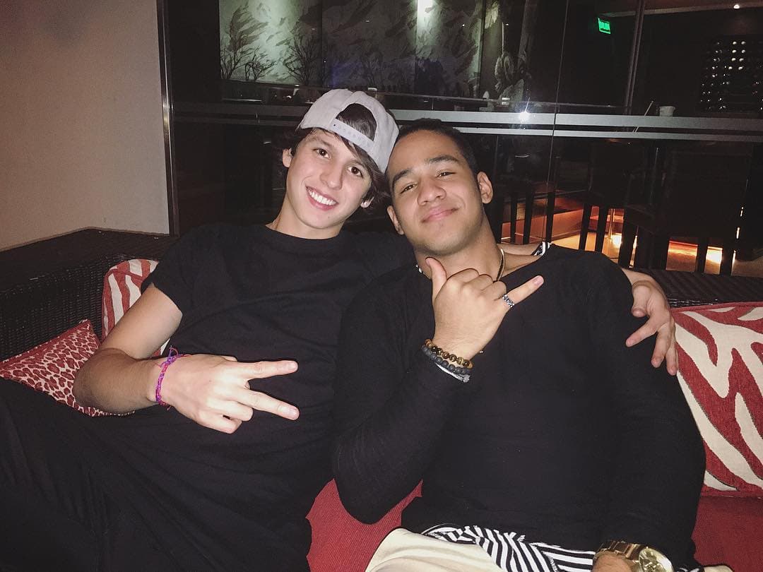 Una imagen de su última noche en Mendoza.