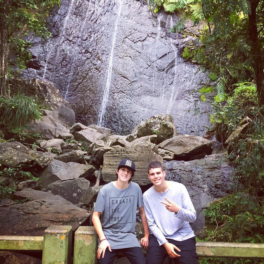 Recargando energía en El Yunque.