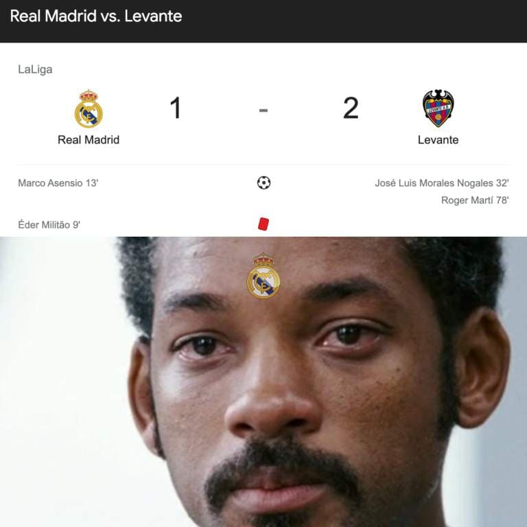 Los mejores memes de la derrota del Real Madrid ante Levante | El conjunto de Zidane alborotó (involuntariamente) las redes sociales con su último descalabro en La Liga.
