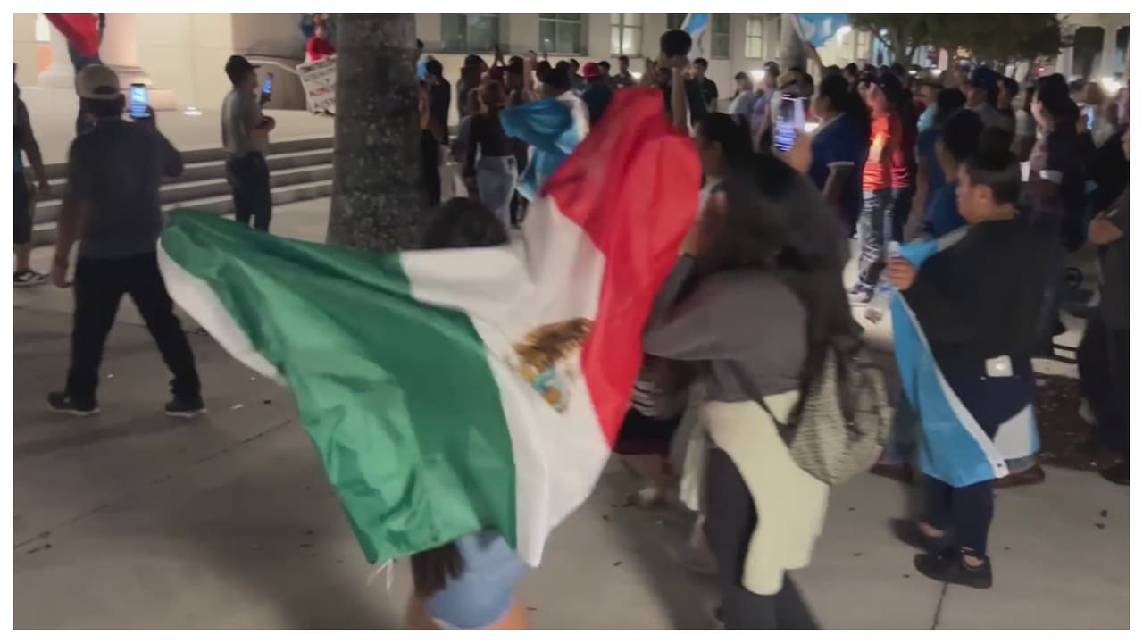 Trabajadores migrantes de Homestead participaron de una vigilia y caminata a favor de los indocumentados