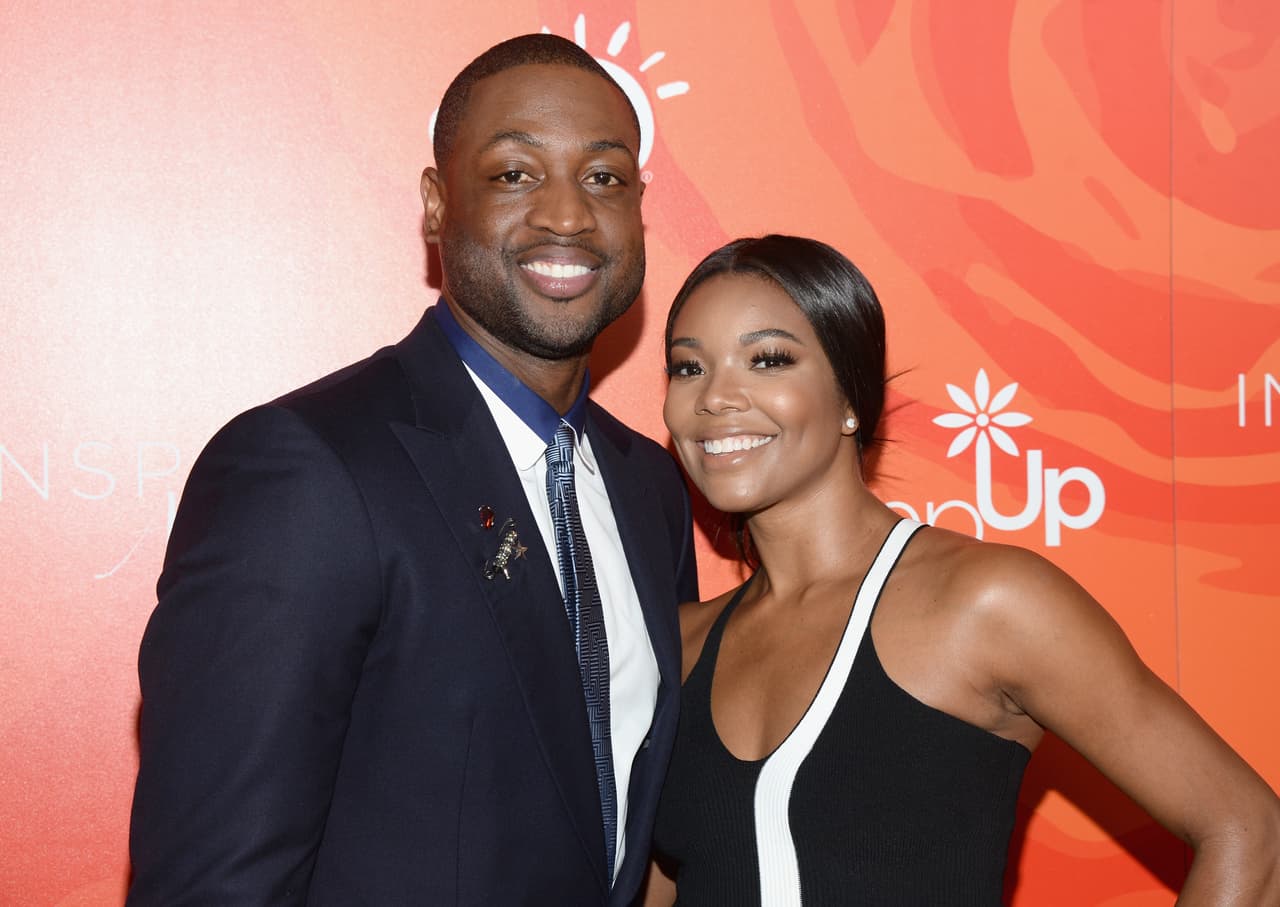 La actriz Gabrielle Union y el basquetbolista Dwyane Wade iniciaron un romance en 2009.