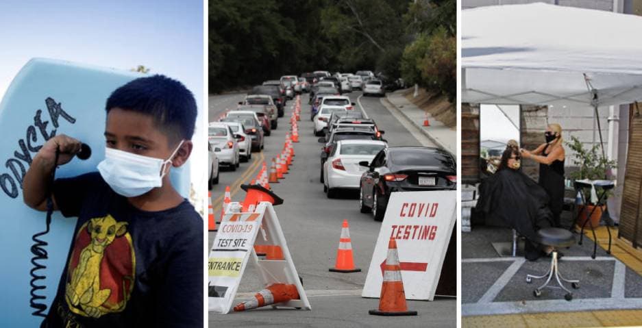 La vida en California ha cambiado radicalmente desde que el coronavirus llegó a la región. Más de 40 millones de personas, sin discriminación de sexo, edad, raza, religión, postura política o estatus migratorio han sido impactados por la pandemia y estas fotos lo demuestran.