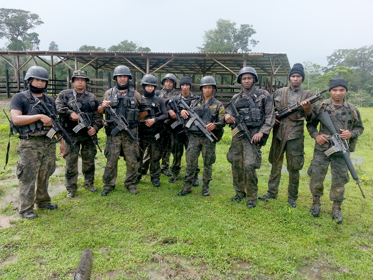 Unidad antinarcóticos en Honduras.