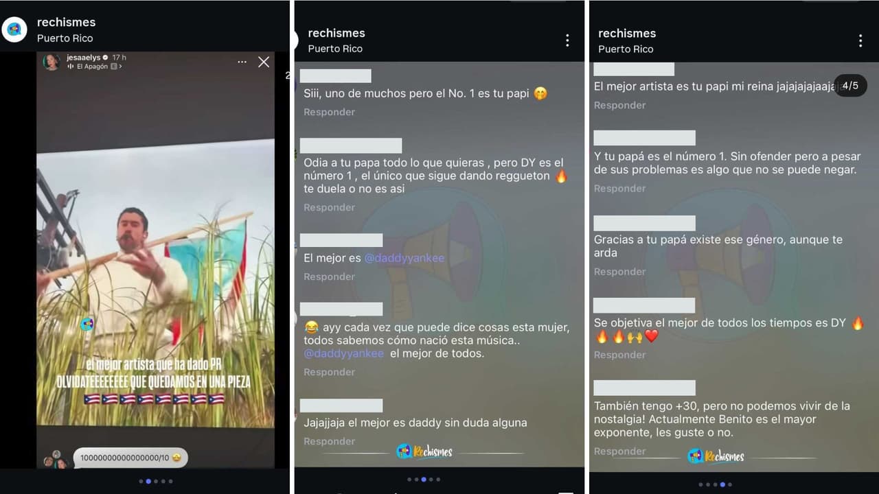 Hija de Daddy Yankee publicó un comentario sobre Bad Bunny y le recordaron a su papá.