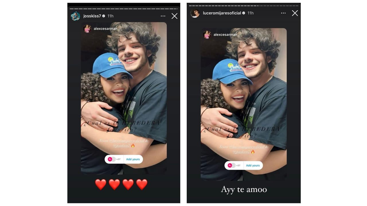 Lucerito Mijares y Joss Álvarez se llevan muy bien.