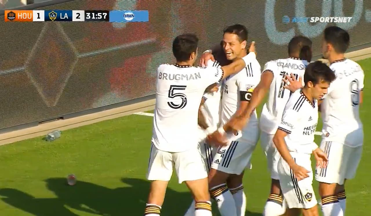 ¡De tres dedos! Chicharito pone el 1-2 de la remontada para LA Galaxy