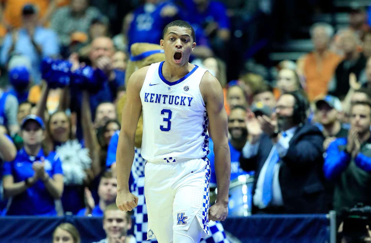Keldon Johnson (Kentucky /Escolta / 19 años / 1,98 metros): 13,5 puntos, 5,8 rebotes y 1,6 asistencias por partido.
