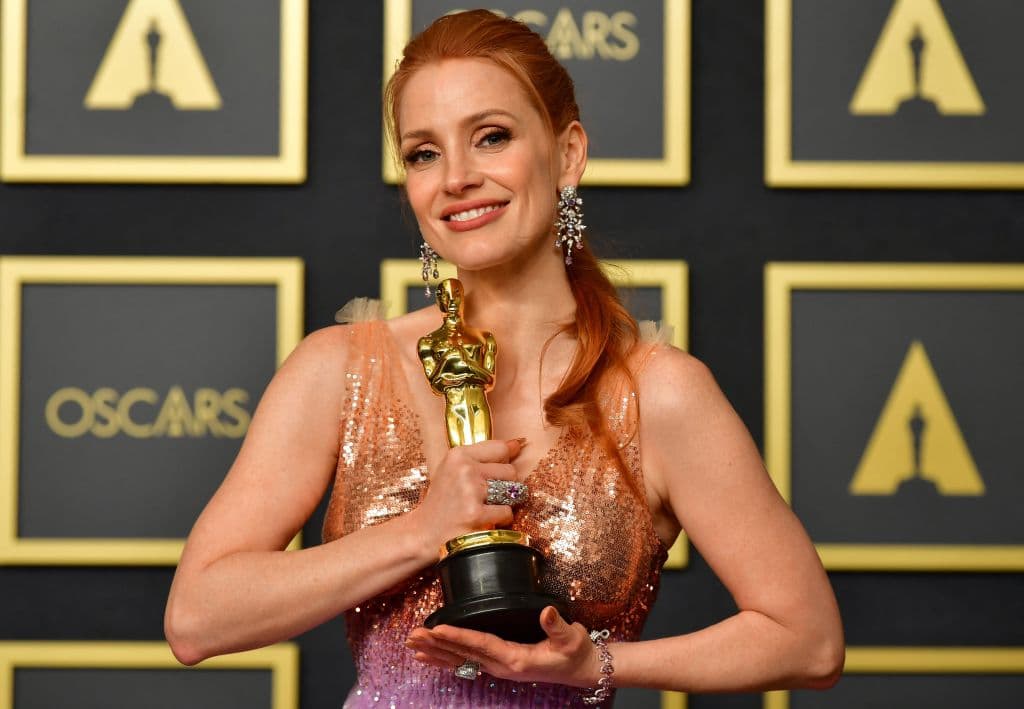 Jessica Chastain en los Premios Oscar 2022