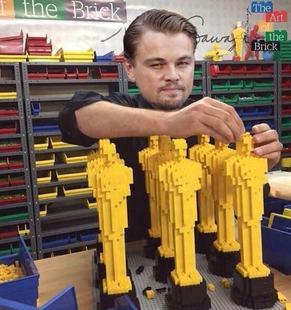 La gente se divierte con que el actor todavía no tenga su Premio de la Academia.