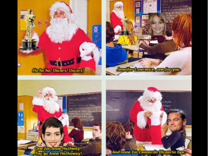 La gente se divierte con que el actor todavía no tenga su Premio de la Academia.