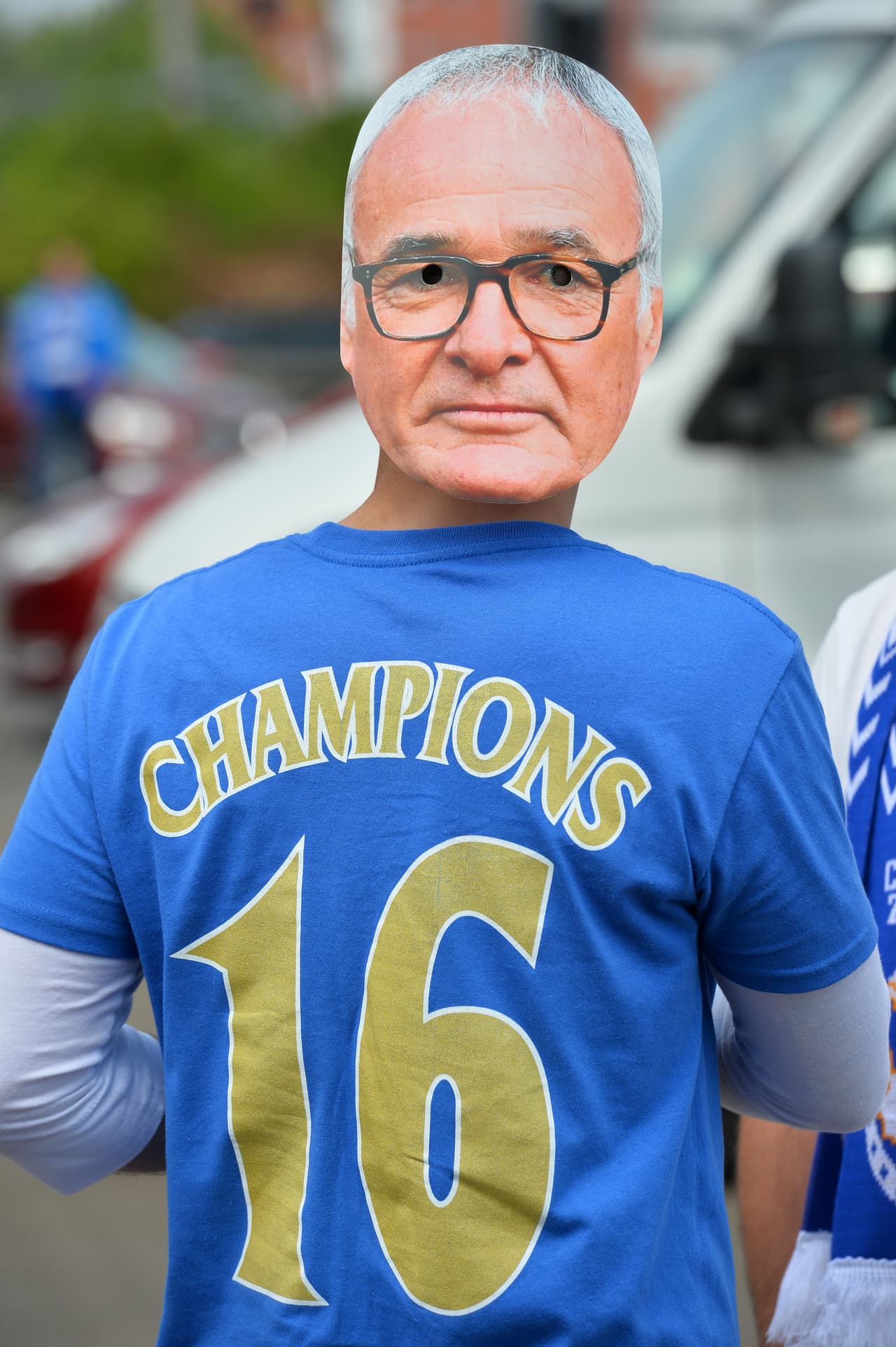 Los rostros más recurrentes en las imágenes fueron del entrenador Claudio Ranieri y del ariete Jamie Vardy.