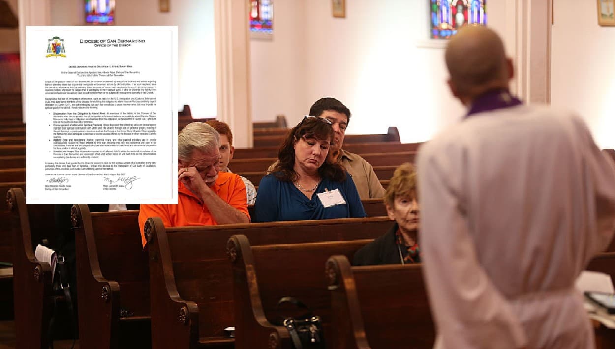 Obispo de San Bernardino excusa de la misa dominical a feligreses que temen ser detenidos por ICE