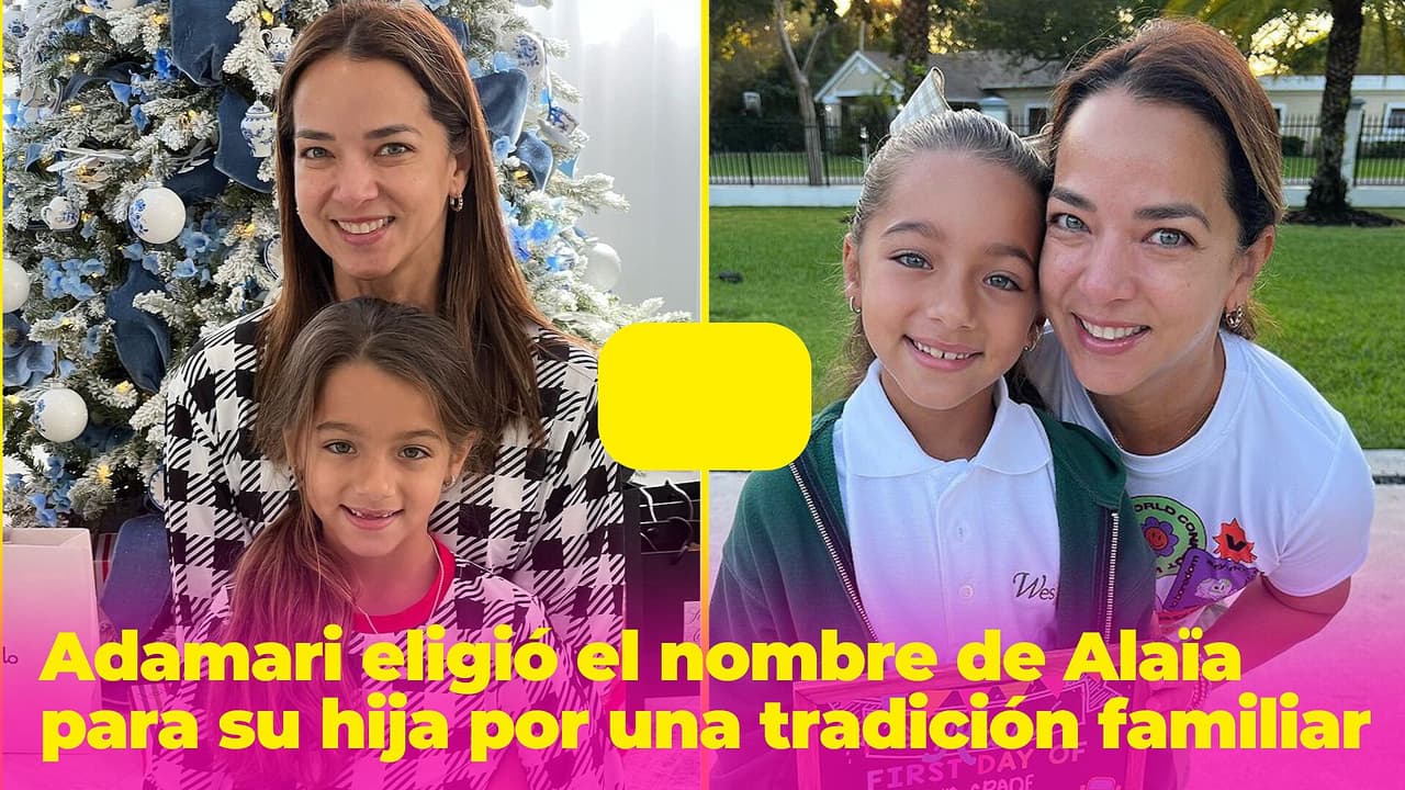 Adamari López eligió el nombre 'Alaïa' para su hija por una tradición familiar: la historia