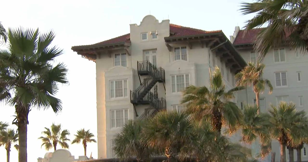 El hotel Galvez fue construido en 1911 en la isla de Galveston.