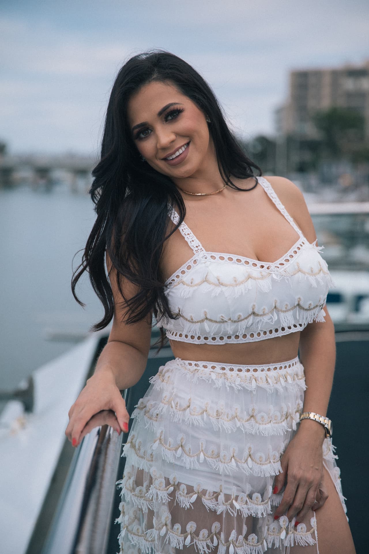 ¿A poco no parece toda una modelo?