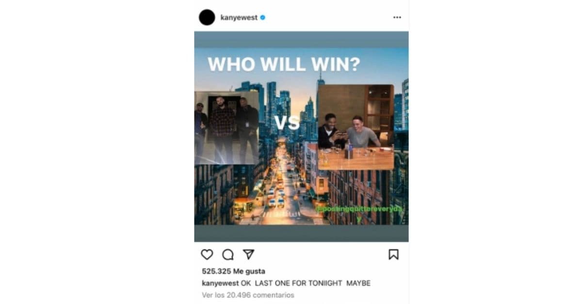 meme que hizo Kanye West