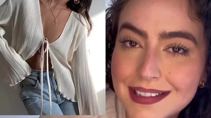 Te revelamos el secreto para usar brasier con blusas abiertas