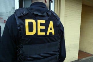 Imagen tomada de Twitter de un agente de la DEA.