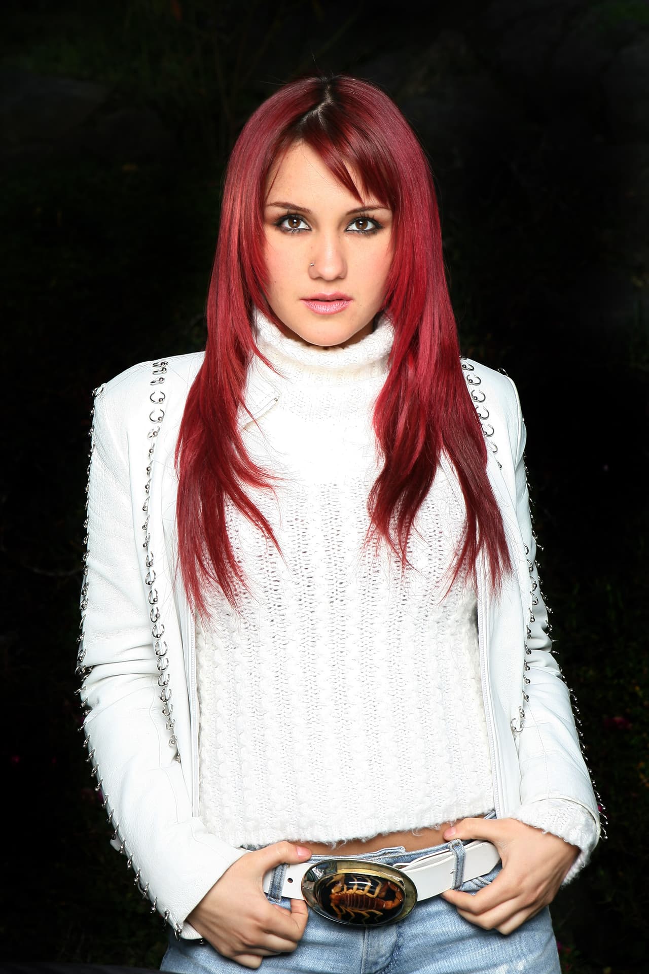 Dulce, con su cabello rojo y ojazos de muñeca impuso moda entre las jovencitas.