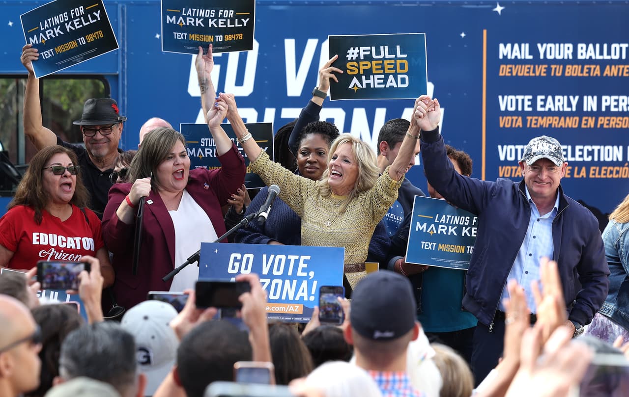 La primera dama Jill Biden se suma al impulso demócrata en Arizona