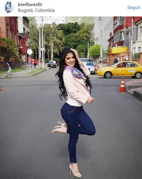 Coincidencias de la vida, justo ese mismo día, Kimberly subió esta imagen a su cuenta de Instagram, feliz de estar en Bogotá, Colombia.