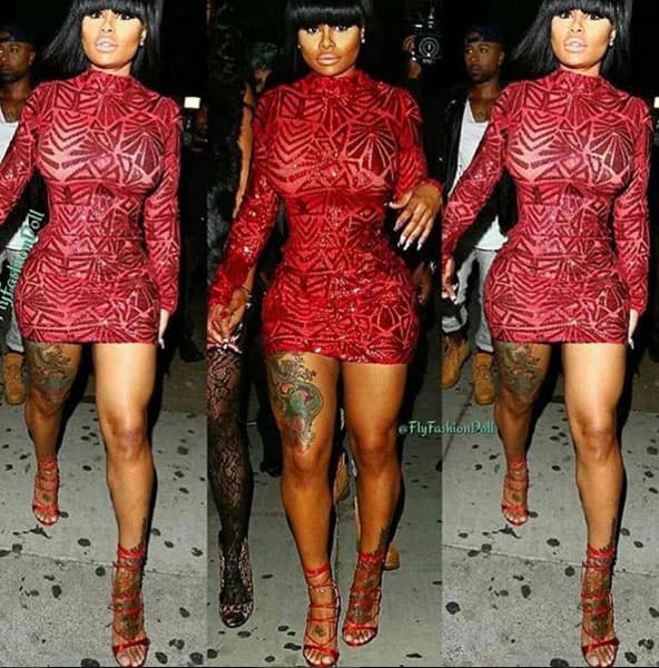 La gente de Blac Chyna argumenta que es más, ella se quedó en su casita.