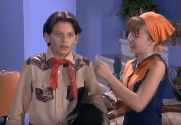 En esta historia demostró su talento intepretando a Ramón, un niño invidente.