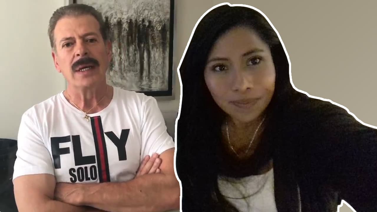 Sergio Goyri felicita a Yalitza Aparicio previo a la entrega de los premios Oscar