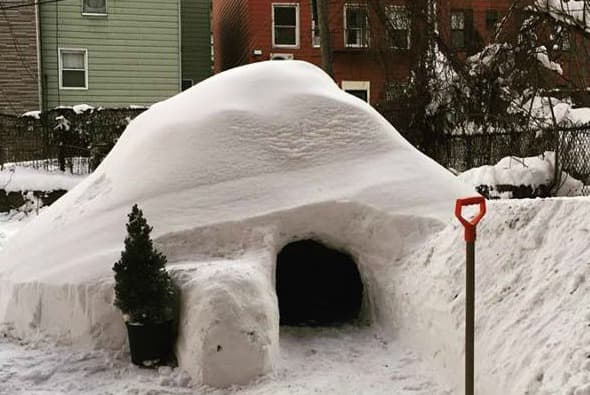 Construyen iglú en Brooklyn y lo ofrecen en alquiler por $200 dólares