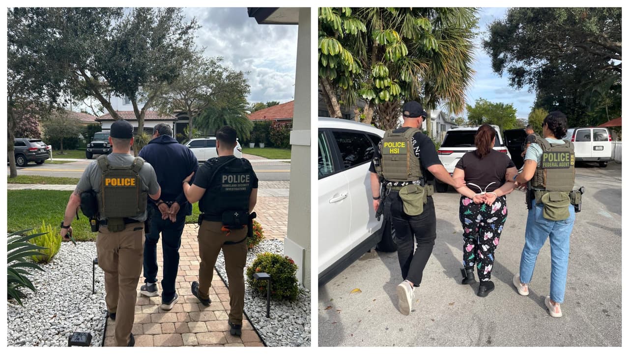 Agencias federales realizan redadas contra presuntos inmigrantes indocumentados en el sur de Florida