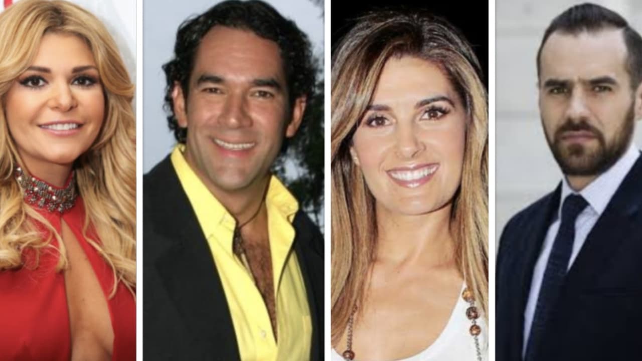 ¿Felices los 4?: Eduardo Santamaria y su esposa tienen excelente relación con sus exparejas