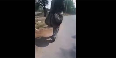 Menores graban sus agresiones y burlas contra un indigente en Celaya, México