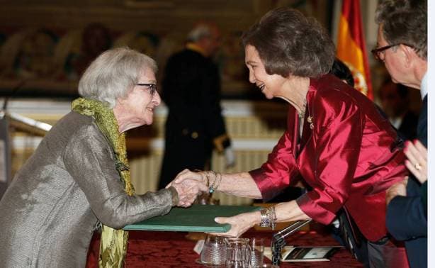 Ida Vitale recibió el Premio Reina Sofía de Poesía Iberoamericana en 2015.