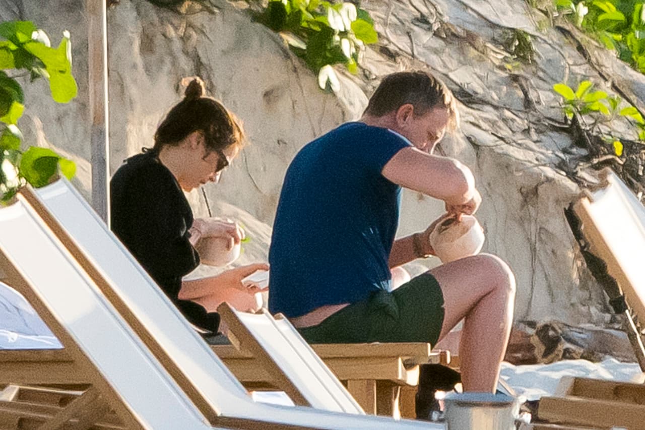 Y hasta se tomaron un coco.