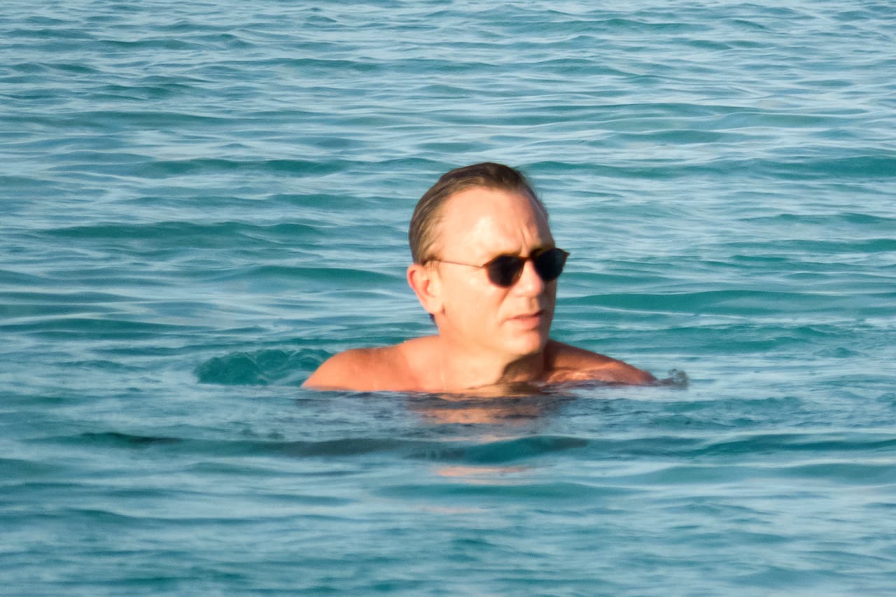 Y nos demostró sus habilidades en el agua.