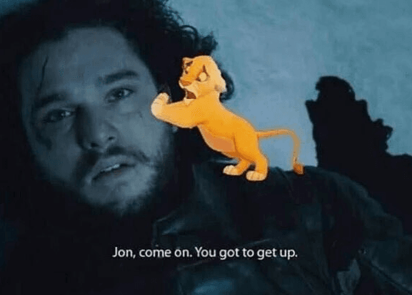 Cuando Jon Snow no se levantó del suelo…