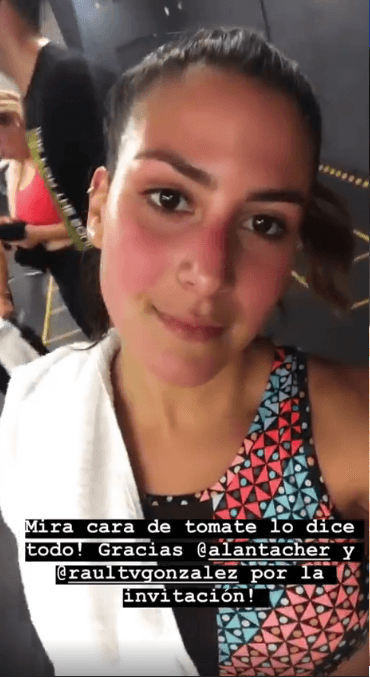 Jessi Rodríguez agradeció la invitación y afirmó que es una buena opción para sudar sin parar y hasta para tomar color.