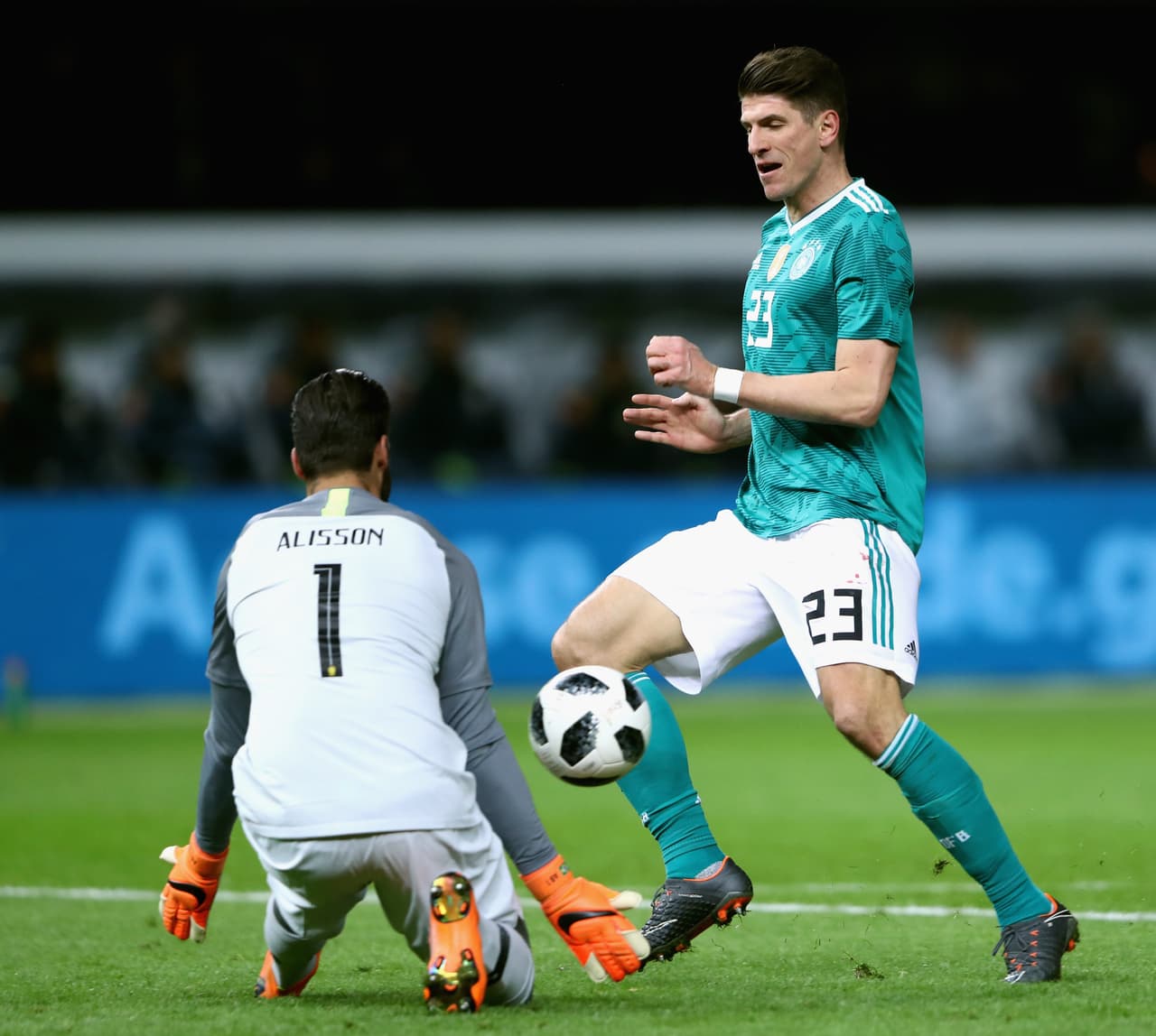 Alemania siempre tuvo en el portero brasileño una barrera impasable para lograr la igualdad.