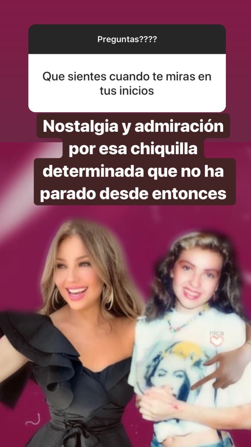 Thalía confesó lo que siente cuando recuerda cómo fueron sus inicios en el mundo del entretenimiento.
<br>
<br>