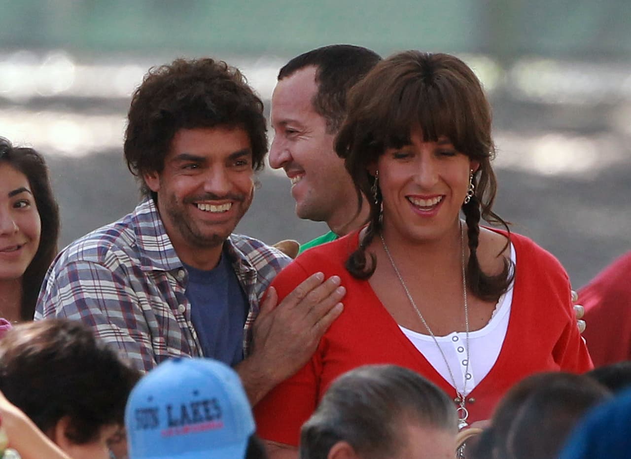 Los comediantes protagonizaron la cinta 'Jack & Jill'.