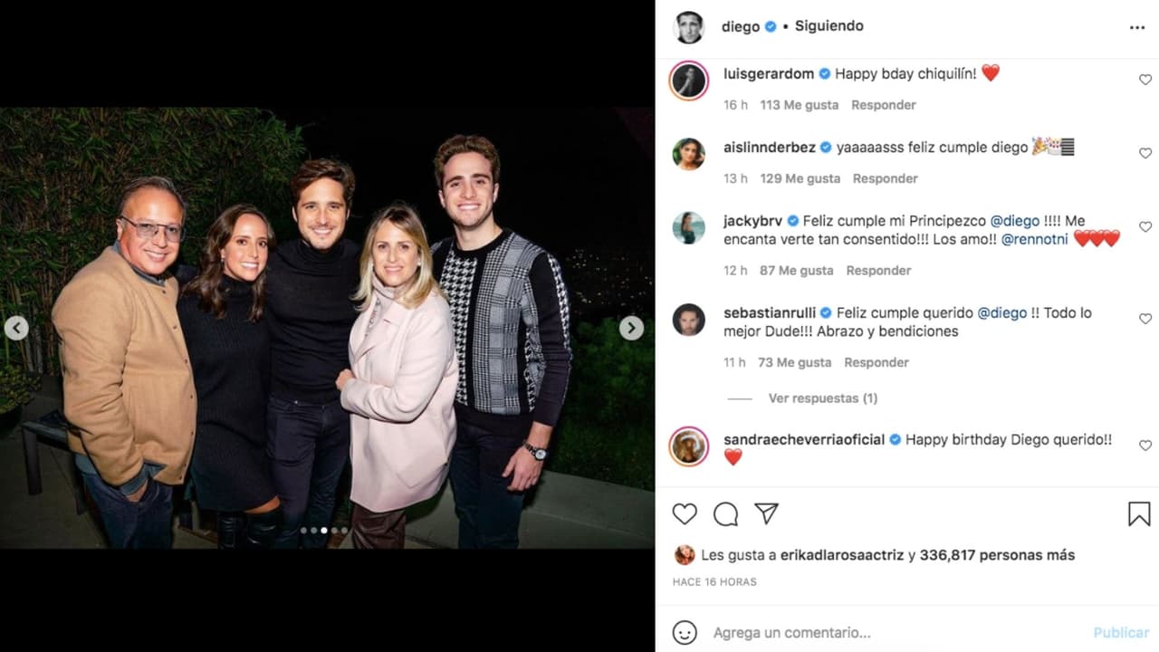 Diego Boneta recibió felicitaciones de varios famosos por su cumpleaños 31