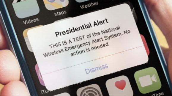 Este miércoles tu celular va a sonar en una prueba de alerta nacional que no tiene precedentes