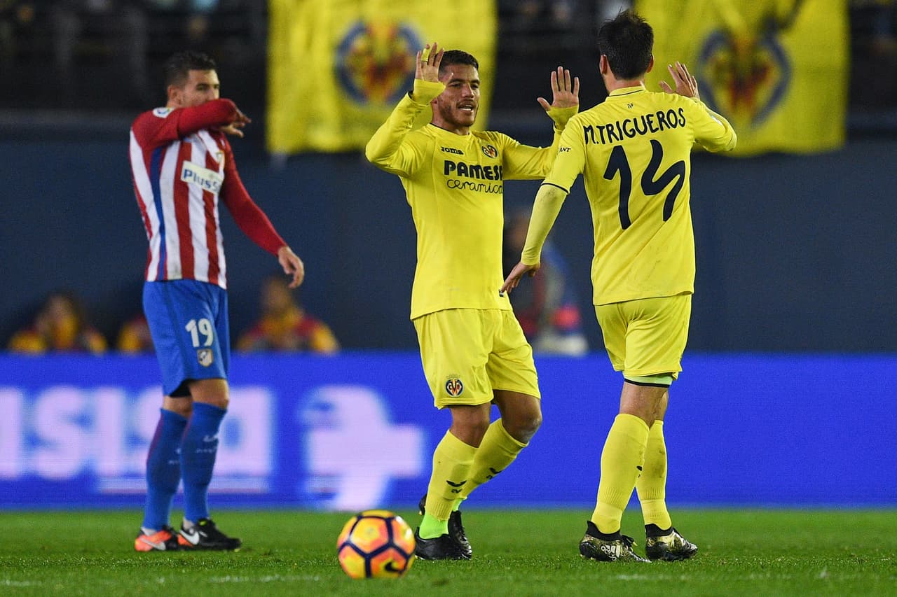 Jonathan Dos Santos marca su primer gol en la victoria del Villarreal 3-0 sobre el Atlético