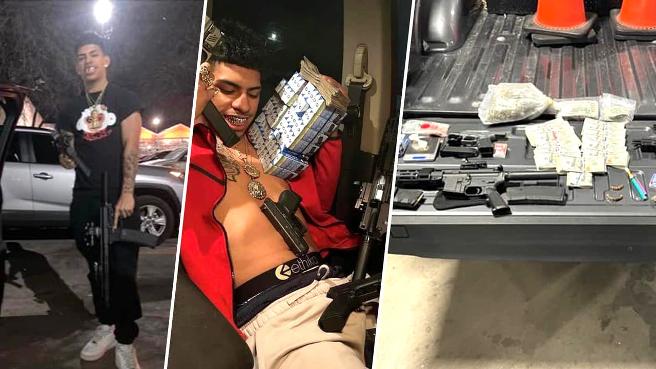 Dos chicos presumen en redes sociales con drogas, armas y dinero en efectivo; su gracia terminó mal